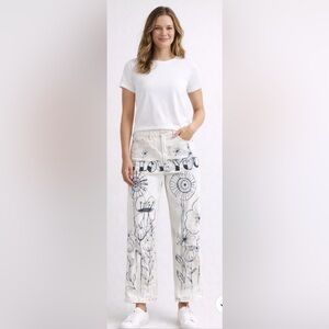 Levi's Custom Upcycled Floral Women's Jeans